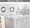 Outdoor Vorhang Transparent Vorhänge Voile Wasserdicht mit Produktbild-Vorschau 5
