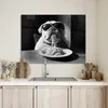 Leinwand Bilder 80x60 cm - Tiere, Komisch - Bulldogge, Produktbild-Vorschau 3