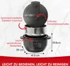 A diagram of a multi-cooker with labels pointing out its features and dimensions. Anteprima dell’immagine prodotto