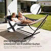 WOLTU Hängematte mit Gestell belastbar bis 250 kg für 2 Produktbild-Vorschau 4