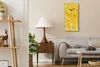 Küche Wohnzimmer Wand Leinwand Uhr Geräuschlos 30x60 Produktbild-Vorschau 3