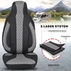 Schonbezüge für Wohnmobil 2er Set in Schwarz/Grau WPL401 Produktbild-Vorschau 4