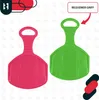 KOTARBAU® 2 pcs. Luge Plastique 53x34x3,5 cm Vert & Rose Voir les images du produit 5
