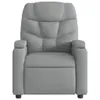 vidaXL Fauteuil relax gris clair Tissu Voir les images du produit 3