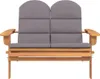 Ławka Ogrodowa Adirondack Z Poduszkami, 126 Cm, Drewno Podgląd zdjęcia produktu 3