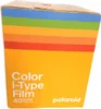 A box of Polaroid i-Type color film with a colorful striped design on the top and text on the front. Produktbild-Vorschau