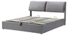 Bekleed bed 160 x 200 cm van fluweel met bedbox met Productafbeelding-voorbeeld 10