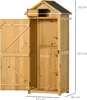 Outsunny Armoire de jardin extérieur abri de jardin en bois Voir les images du produit 5