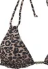 VIVANCE Triangel-Bikini-Top Thora schwarz nougat bedruckt Produktbild-Vorschau 4