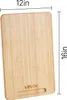 A wooden cutting board with size dimensions indicated. Anteprima dell’immagine prodotto