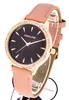 Damenuhr Armbanduhr Kunstlederband apricot Analog Produktbild-Vorschau 5