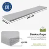 Garronda Bankauflage 180x40 cm ca. 4 cm dick Sitzkissen Produktbild-Vorschau 2