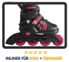 Best Sporting Inliner Girl 38-41 pink/schwarz; 30172 Produktbild-Vorschau 4