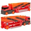 Two Hot Wheels Mega-Truck toys are shown from different angles against a white background. Náhled obrázku produktu