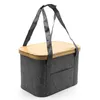 2-in-1 Picknicktasche mit Kühltasche & Bambusdeckel, ca. Produktbild-Vorschau 1