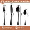 Besteck Set 6 Personen 24-teiliges Besteckset aus Produktbild-Vorschau 2