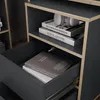 Contenitore per rotoli Vicco Tetrix Antracite 42 x 55 cm Anteprima dell’immagine prodotto 4