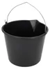 Wiadro gospodarcze z lejkiem czarne 16 L BUCKET 6L-S411 Podgląd zdjęcia produktu 2