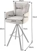 riess-ambiente Drehbarer Design Barhocker BIG GEORGE taupe Produktbild-Vorschau 7