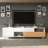 okwish Lowboard 180cm mit Schublade,TV-Sideboard mit 7 Produktbild-Vorschau 2