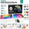 INSCRAFT Bügelperlen Set Bastelbedarf 28000 Mini 48 Farben Produktbild-Vorschau 2