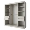 Beautysofa GAJA II Schwebetürenschrank 200 cm mit Spiegel – Produktbild-Vorschau 3