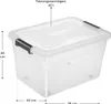 Juskys Aufbewahrungsbox mit Deckel - 6er Set Kunststoff Produktbild-Vorschau 14