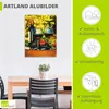 ARTland Wandbild Alu für Innen & Outdoor Gläser Rotwein auf Produktbild-Vorschau 3