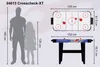 Carromco Airhockey Crosscheck-XT Air hockey Spieltisch Produktbild-Vorschau 2