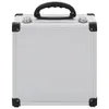 vidaXL Coffret CD pour 40 CD Aluminium ABS Argenté Voir les images du produit 7