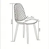 CasaDolce, Set de 4 chaises de salle à manger TIJOM, Voir les images du produit 8