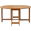 vidaXL Table de jardin 130x90x72 cm bois massif acacia Voir les images du produit 9