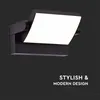 LED Solution Černé fasádní LED svítidlo náklopné 17W IP65 Náhled obrázku produktu 7