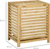 HOMCOM Wäschekorb Wäschetruhe 55L Wäschebox, Wäschesammler Produktbild-Vorschau 3
