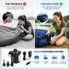 Pompe à air électrique pour matelas pneumatique, pompe à Voir les images du produit 8