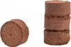 Two groups of compressed peat pellets for planting. Podgląd zdjęcia produktu