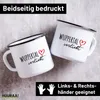 Huuraa Emaille Tasse Wuppertal verliebt 300ml Vintage Produktbild-Vorschau 2