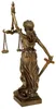 Figurine décorative en bronze - Modèle Justitia 20 cm - Voir les images du produit 4