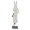 Clayre & Eef Figur Kaninchen 34 cm Weiß Polyresin Produktbild-Vorschau 4
