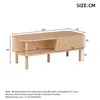 okwish ovaler Couchtisch mit Rollladen und offenen Fächern, Produktbild-Vorschau 7