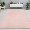 Stilvoller Hochflor-Teppich in Blush – Luxus und Produktbild-Vorschau 1