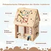 GOPLUS Spielhaus Kinder, Spielzeughaus aus Holz mit 23 Produktbild-Vorschau 3