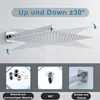 JOHO 30cm Regendusche Duschkopf Eckige Einbauduschköpfe Produktbild-Vorschau 4