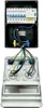 An electrical distribution box with its cover open, showing internal wiring and components. Produktbild-Vorschau