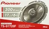 The image shows the packaging of a Pioneer TS-G1720F speaker. The packaging features the brand logo, product specifications, and an image of the speaker itself. Anteprima dell’immagine prodotto