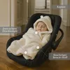 BabyLux Winter Einschlagdecke Bouclé 80x80 cm Kuschelige Produktbild-Vorschau 2