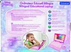 The image shows the packaging of a Lexibook Disney Princess Bilingual Educational Laptop, with a young girl interacting with a pink laptop. Produktbild-Vorschau
