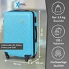 Xonic Design Reisekoffer mit Rollen 360° - ABS Produktbild-Vorschau 2