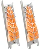 eluno XXL Flammlachshalter 2er Set aus Edelstahl, 180° Produktbild-Vorschau 1