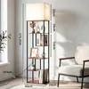 COSTWAY Vloerlamp met planken, 5 niveaus, 172 cm, moderne Productafbeelding-voorbeeld 2
